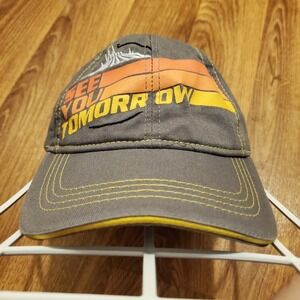 Disney Parks Hat Cap Adult Strapback Gray Walt Disney World See You Tomorrow New